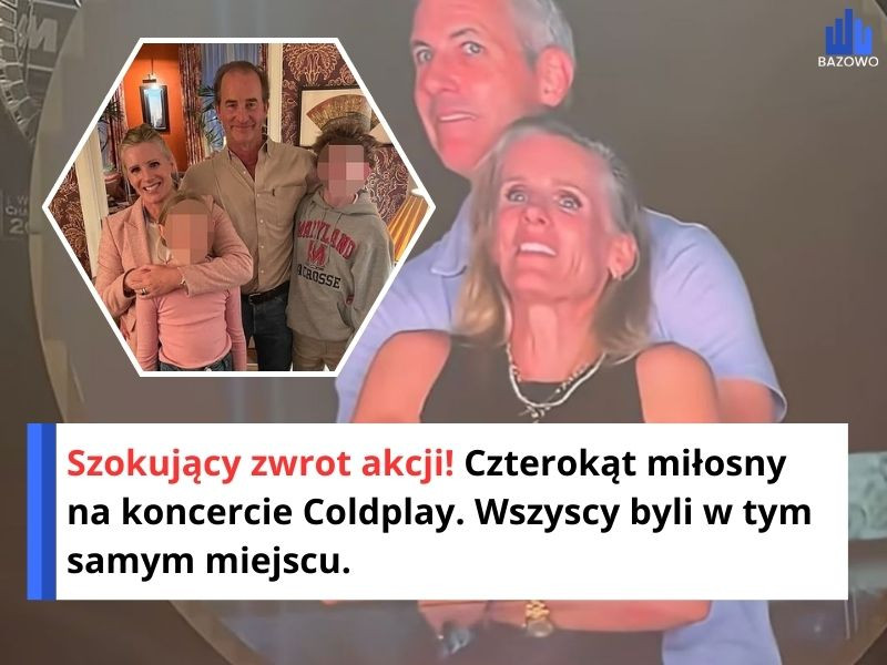 Szokujący zwrot akcji! Czterokąt miłosny na koncercie Coldplay. Wszyscy byli w tym samym miejscu.